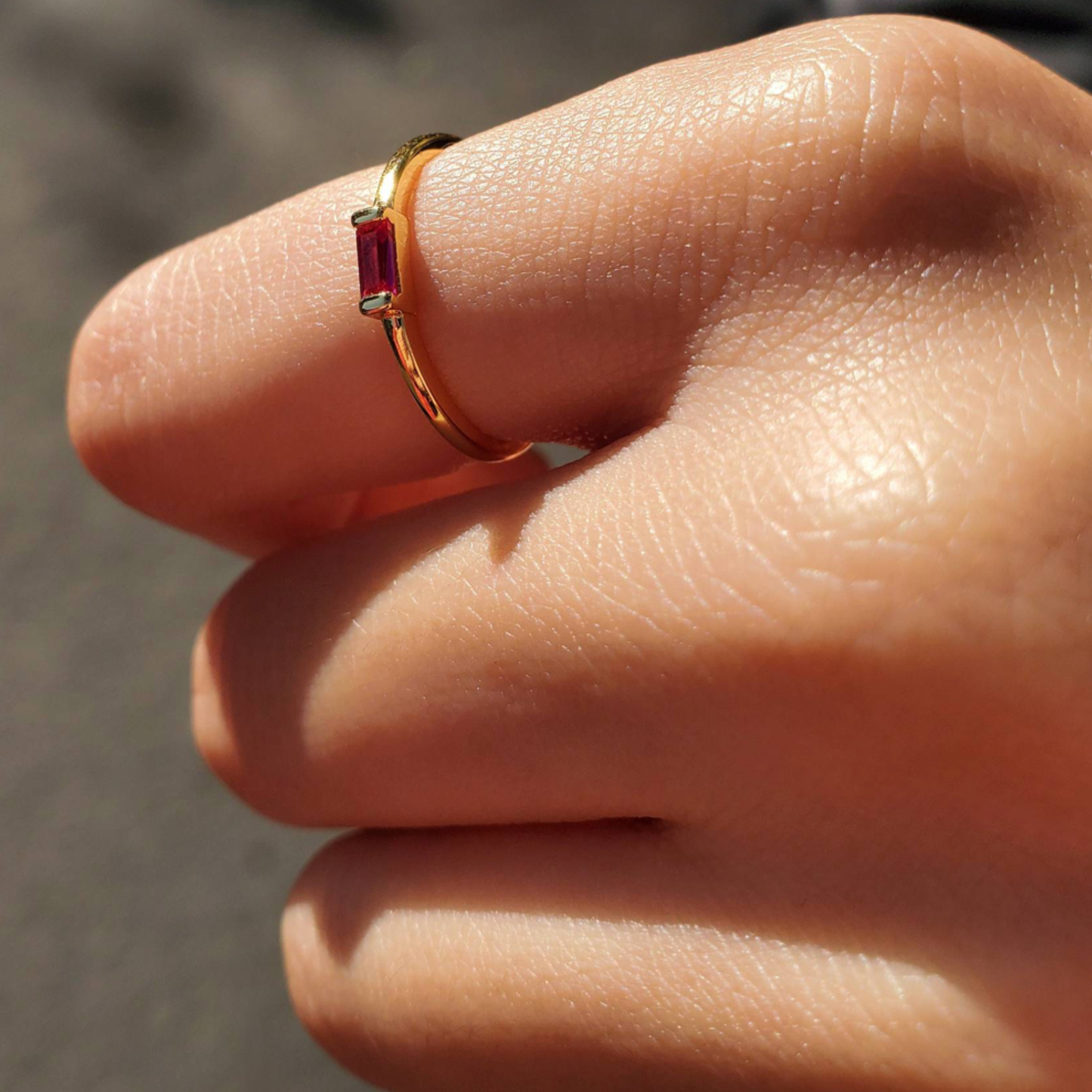 The Celeste Birthstone Ring