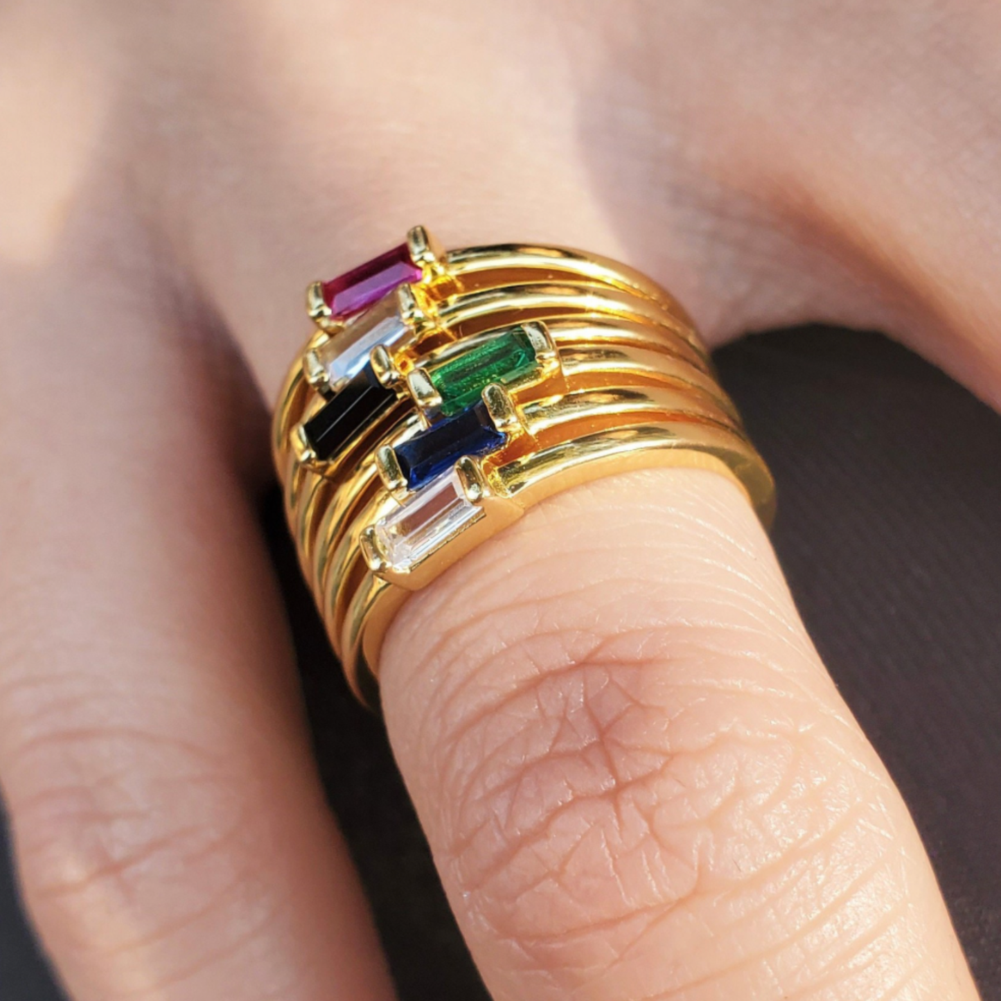 The Celeste Birthstone Ring